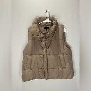 Olive Green Puffer Vest